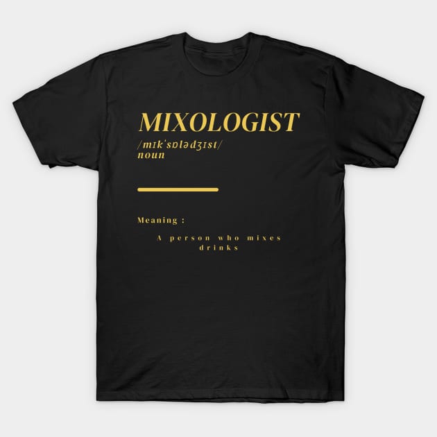 Word Mixologist T-Shirt by Ralen11_